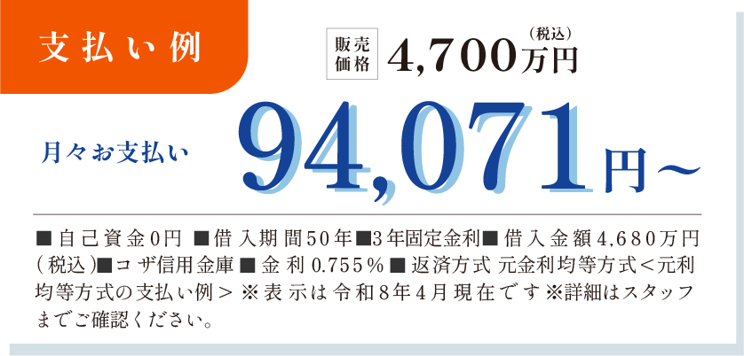 支払い例