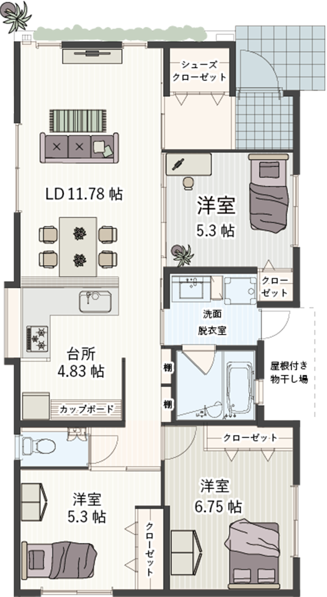 A Type 3LDK