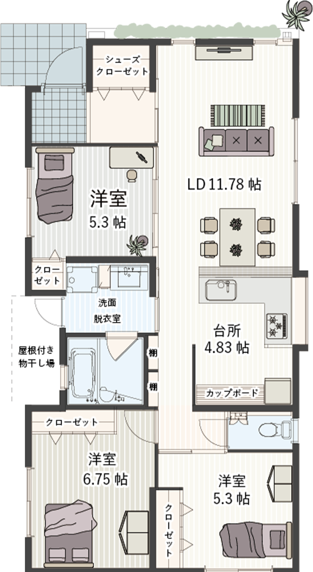 D Type 3LDK