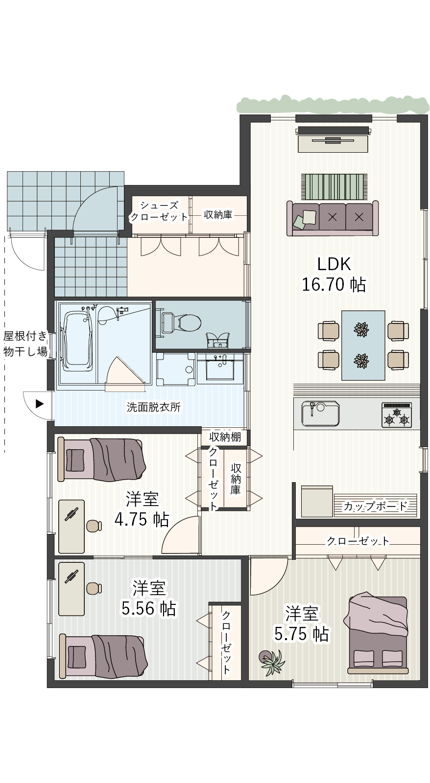 E Type 3LDK